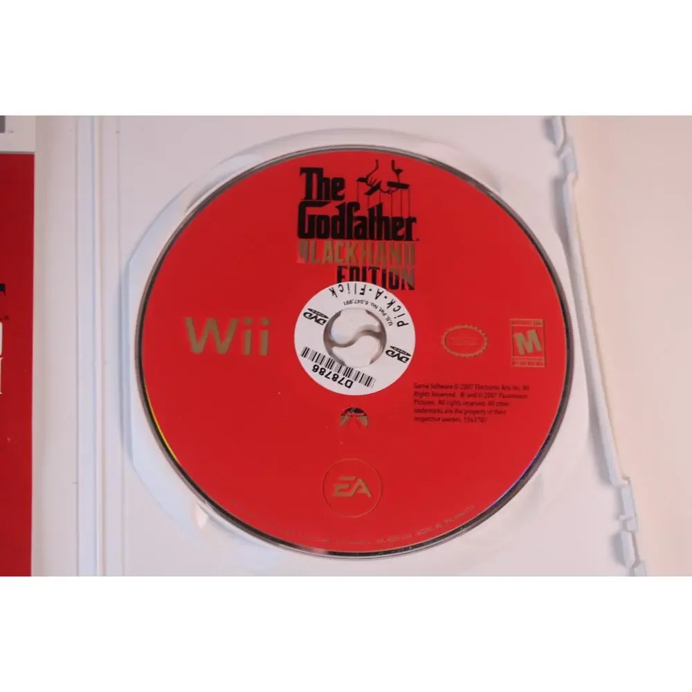 The Godfather Blackhand Edition (Nintendo Wii) Authentic, Complete, Tested